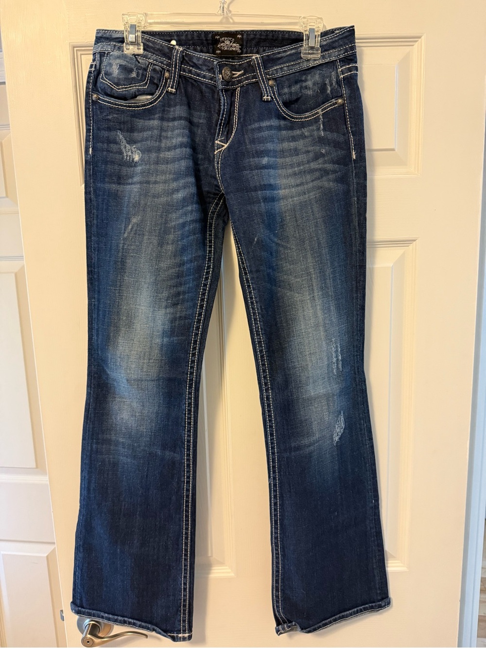Rerock Dark Blue Bootcut Jeans - Classic Washed Denim